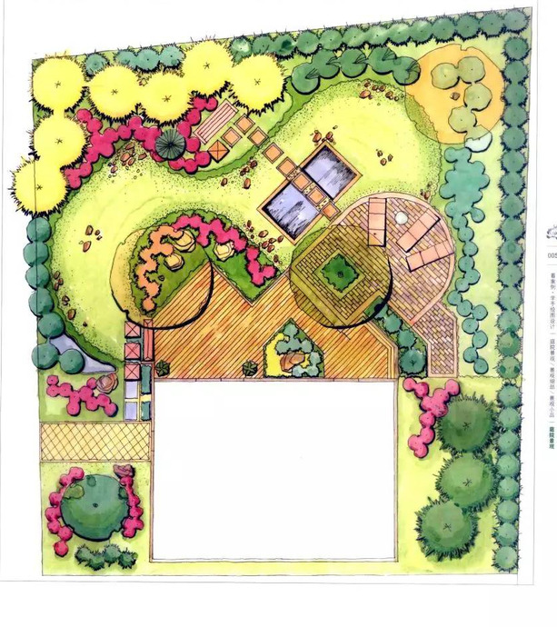 景观园林设计图片平面图【园林平面设计图】