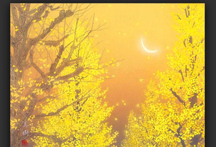 银杏叶简笔画【银杏叶简笔画步骤】