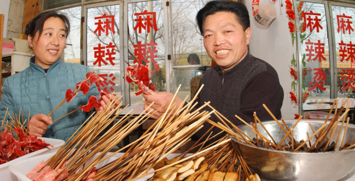 四大小吃沙县,兰州拉面【每一个兰州拉面旁边都有一个沙县小吃】