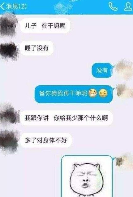 和儿子的那个聊天记录【条子和儿子聊天】