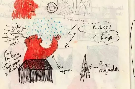 大灰狼和小红帽简笔画【大灰狼与小红帽简笔画】