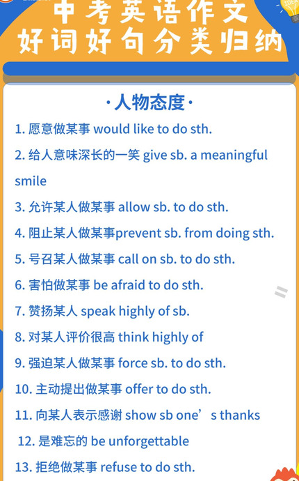 好词好句好段摘抄大全初中【英语好词好句摘抄大全初中】