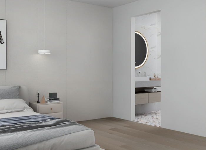 大房间隔断装修效果图【大卧室衣柜装修效果图】