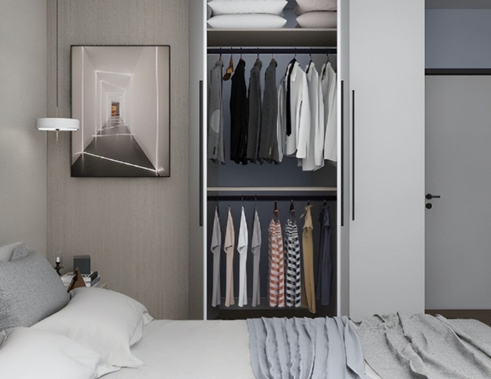 大房间隔断装修效果图【大卧室衣柜装修效果图】