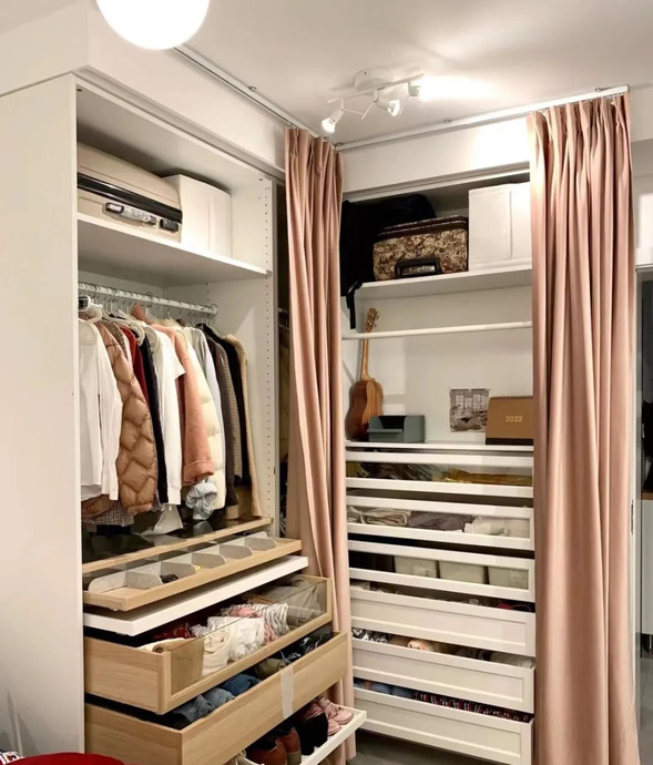 大房间隔断装修效果图【大卧室衣柜装修效果图】