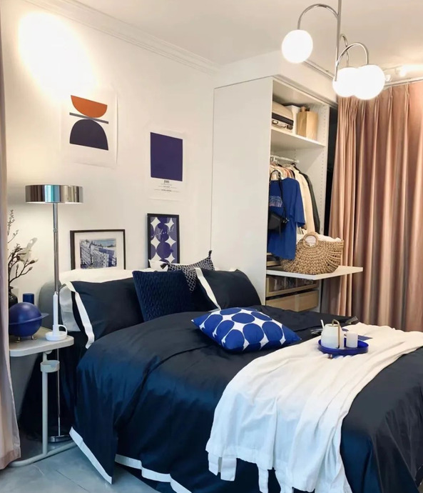 大房间隔断装修效果图【大卧室衣柜装修效果图】