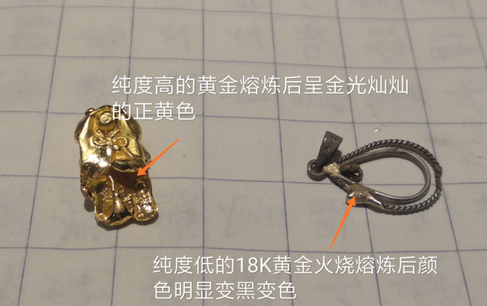 990黄金用火烧会变黑吗【黄金用火烧会变黑吗视频】