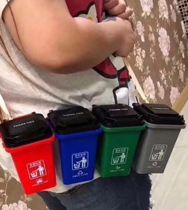 可回收垃圾桶的标志【可回收垃圾桶是什么颜色】