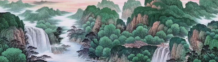 山水画图片大全招财手机壁纸【山水画图片大全招财聚财】