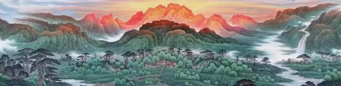 山水画图片大全招财手机壁纸【山水画图片大全招财聚财】