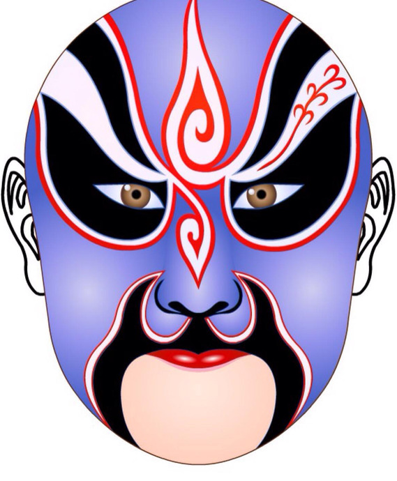 京剧面具【京剧面具颜色的象征意义】