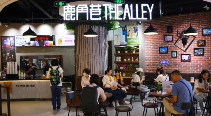 奶吧装修效果图【奶茶店简单装修效果图】