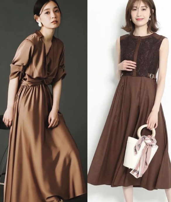 浅咖啡色配色效果图大全【深咖啡色搭配图片】