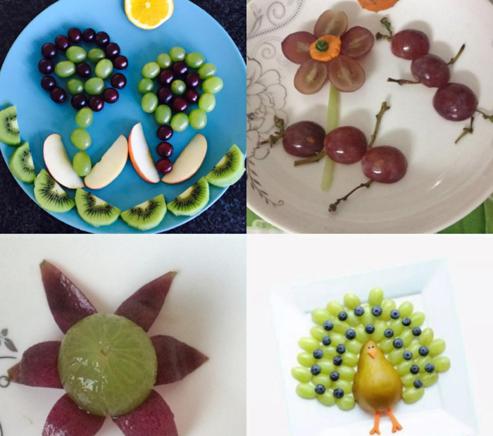 创意苹果水果拼盘图片【水果拼盘简单图片】