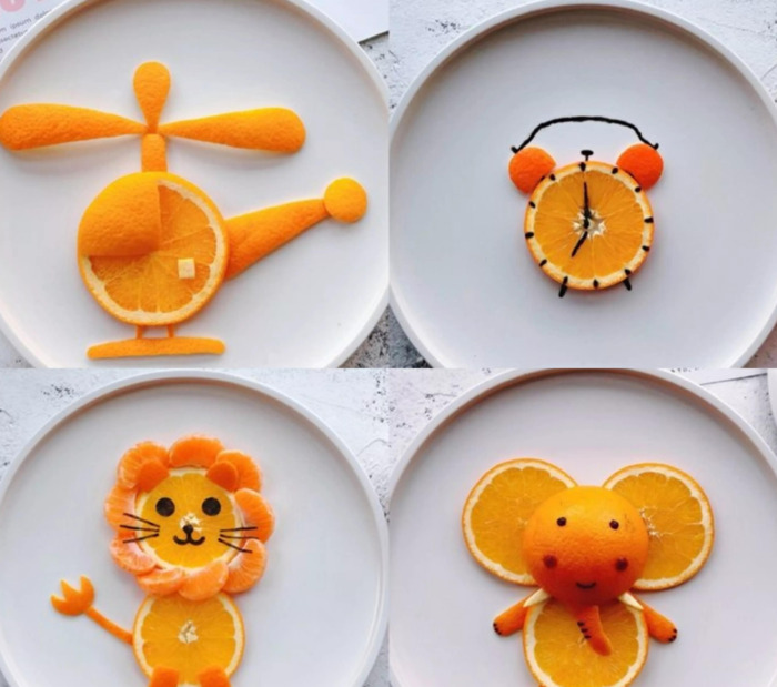 创意苹果水果拼盘图片【水果拼盘简单图片】