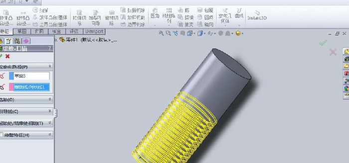 螺纹怎么画【solidworks螺纹怎么画】