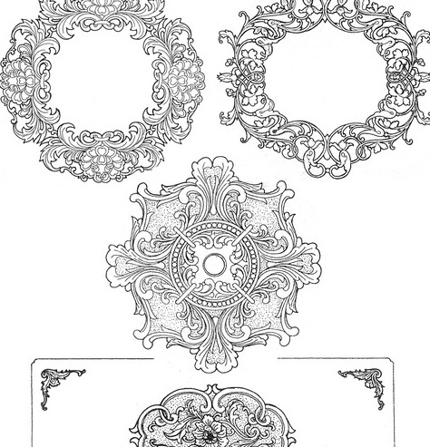 花纹简笔画【古风花纹简笔画 】