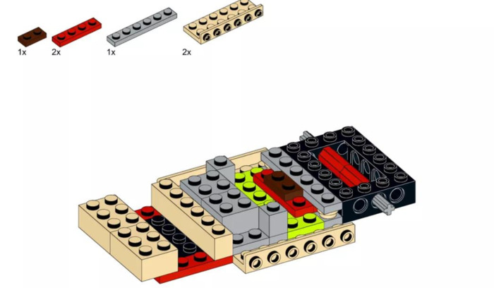 乐高积木拼装图纸【乐高积木拼装图纸汽车】