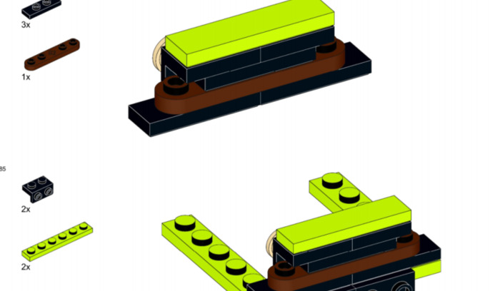 乐高积木拼装图纸【乐高积木拼装图纸汽车】