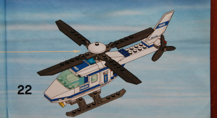 乐高直升飞机拼装图纸图片
