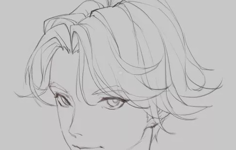 男漫画人物怎么画【男漫画发型】