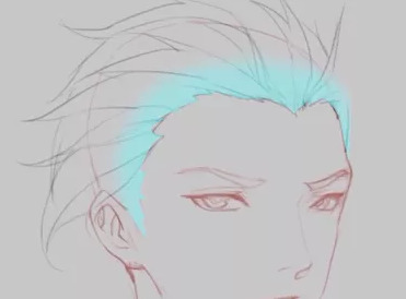 男漫画人物怎么画【男漫画发型】