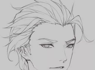 男漫画人物怎么画【男漫画发型】