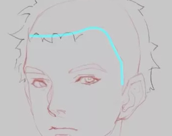 男漫画人物怎么画【男漫画发型】