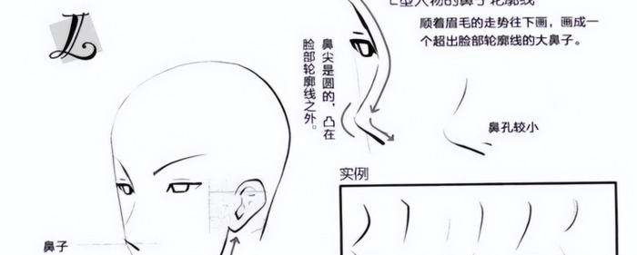 男漫画人物怎么画【男漫画侧脸画法】