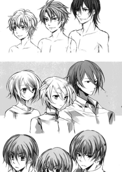 男漫画人物怎么画【男漫画侧脸画法】