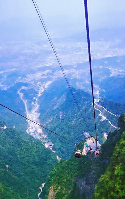 张家界站到天门山景区有多远【从张家界站到天门山】