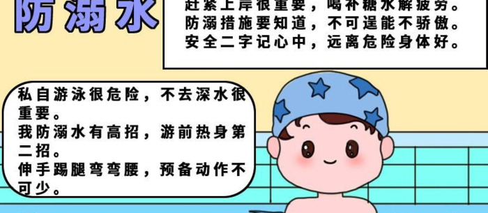 防止溺水的手抄报【防止溺水的手抄报内容】