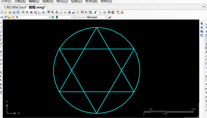 如何用CAD绘制六角星【六角星怎么画?】