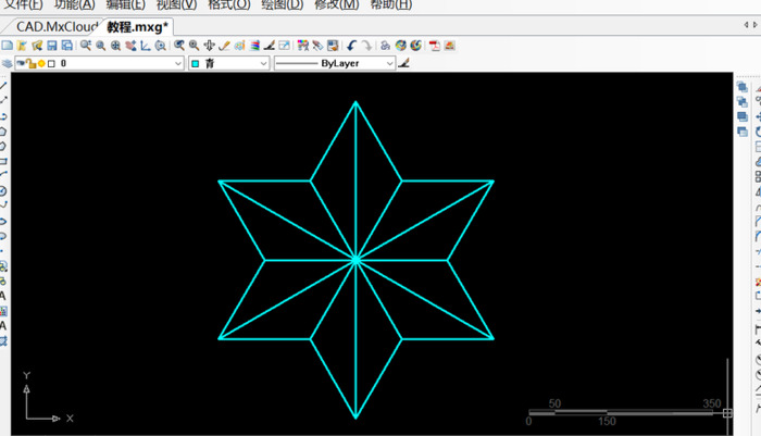 如何用CAD绘制六角星【六角星怎么画?】
