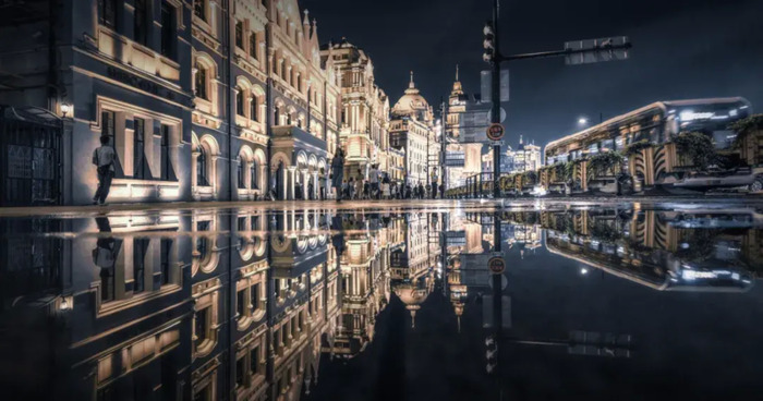 车流穿梭的图片夜景【车流穿梭的图片高清】