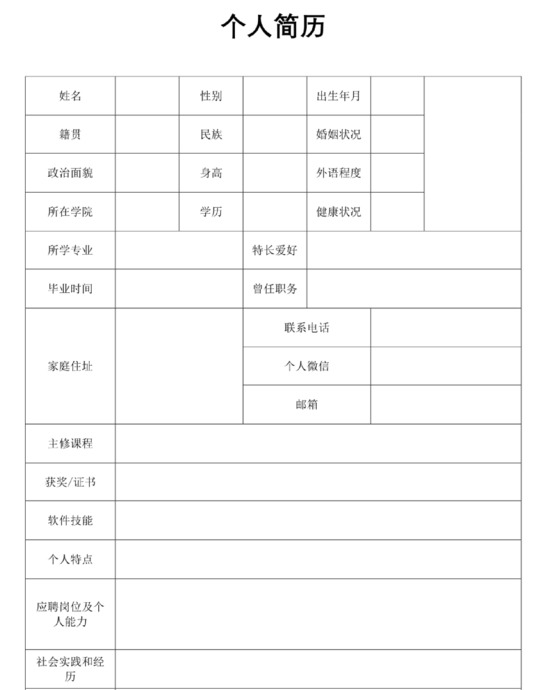 个人简历ppt模板【个人简历ppt模板免费】