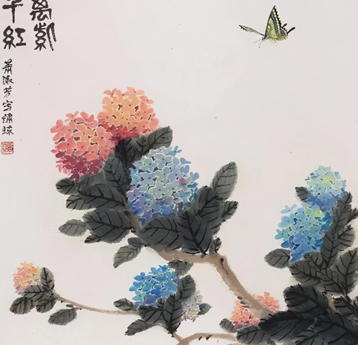 水墨花系列作品【水墨花卉图片】