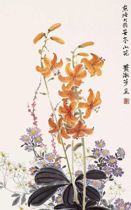 水墨花系列作品【水墨花卉图片】