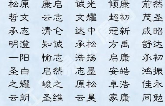 男孩楚辞取名宝典【楚辞中文艺唯美的名字】