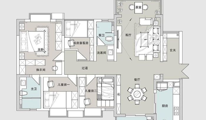 现代新中式家装风格【现代中式家装风格卧室】