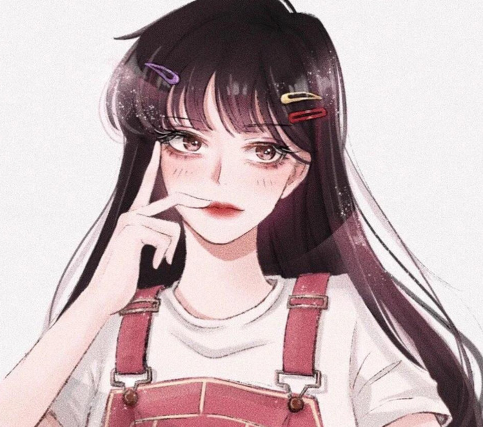 手绘美少女插画头像女【插画头像图片大全头像】