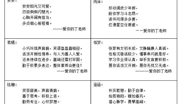 小学班主任期末学生评语简短【小学班主任期末学生评语特色】