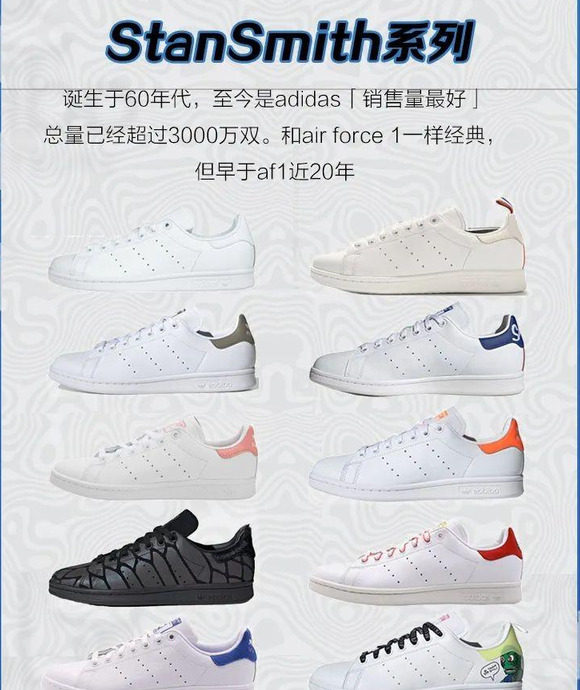 Adidas阿迪达斯全系列鞋型大汇总（三叶草篇上）