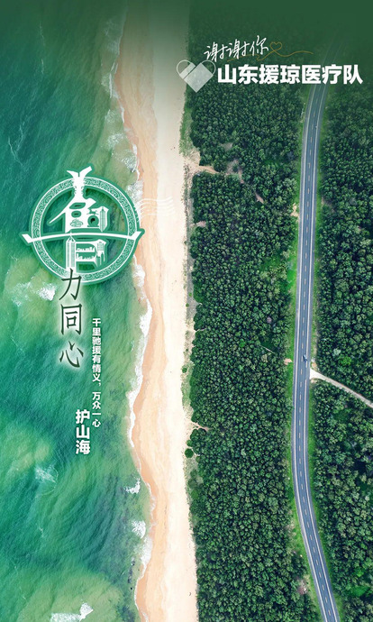 一组情意满满的创意海报——致敬援琼医疗队