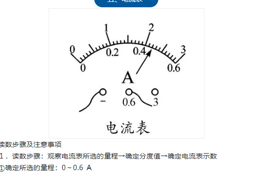 中考物理常用的9大仪器使用步骤【中考物理常用的9大仪器读数步骤及注意事项】