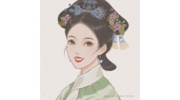 古风美女手绘头像【古风美女插画头像】