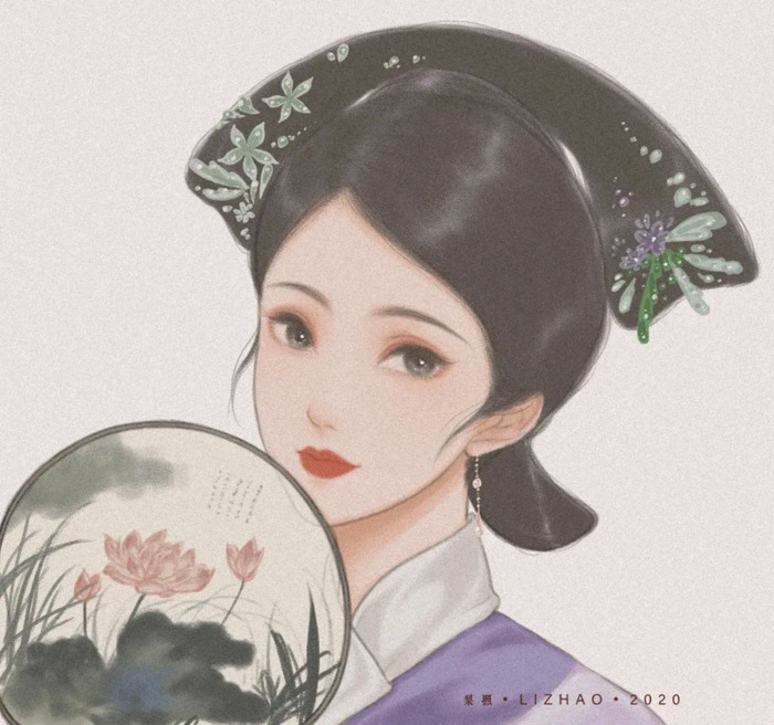 古风美女手绘头像【古风美女插画头像】