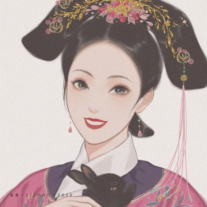 古风美女手绘头像【古风美女插画头像】