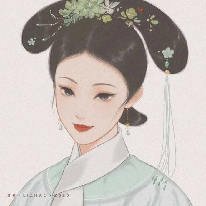 古风美女手绘头像【古风美女插画头像】