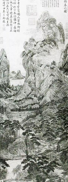 中国古代经典山水画【中国传世经典山水画】